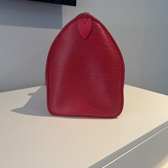 Louis Vuitton - Red Speedy - Picture 4 of 9